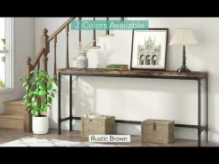 Narrow Console Table, 70.9