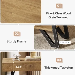 Narrow End Table,Couch Arm Side Table Nightstand with Storage Shelves