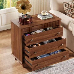 Nightstand with 3 Drawers, 31.5