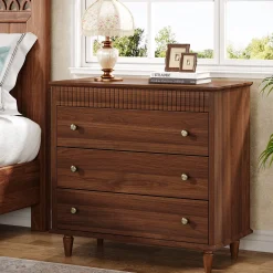 Nightstand with 3 Drawers, 31.5