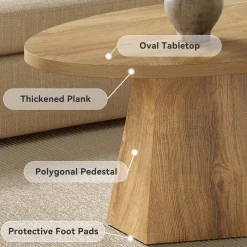 Oval Coffee Table, 47