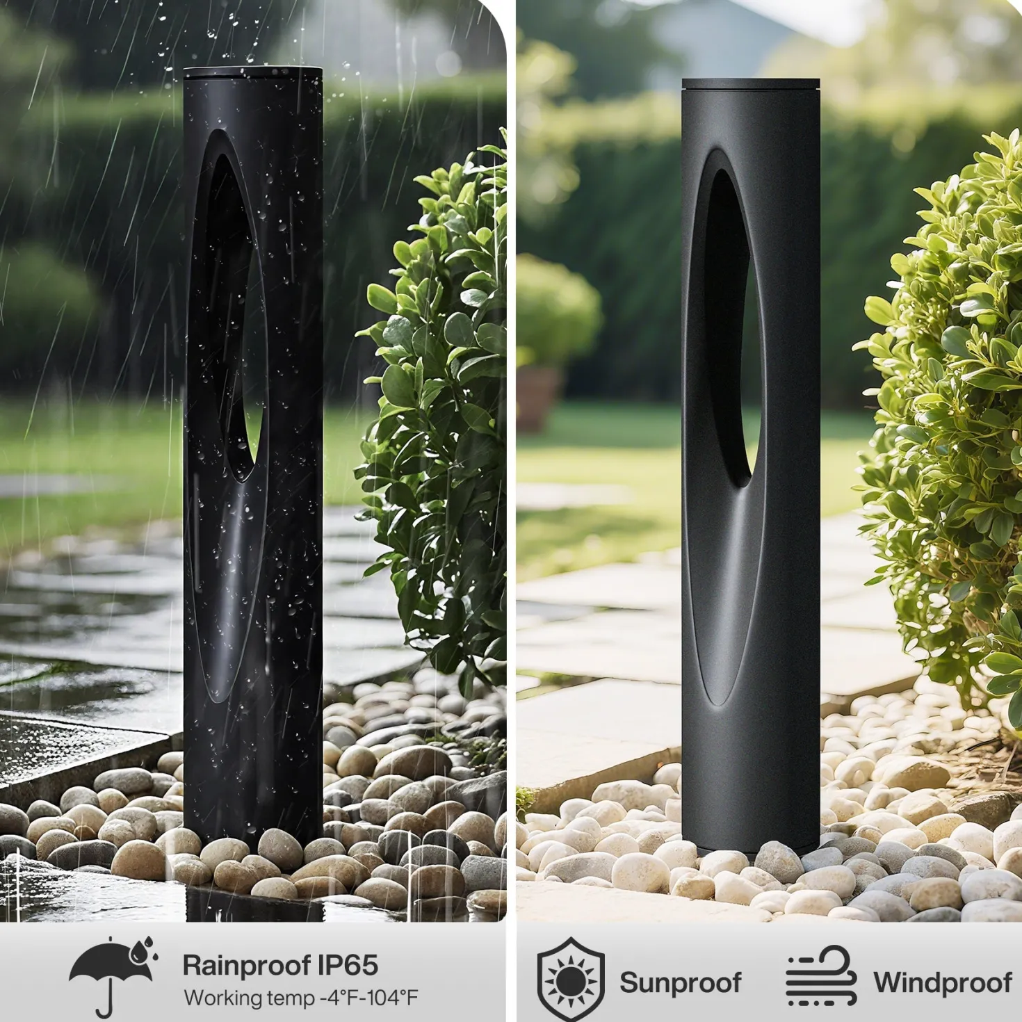 6-Pack Low-Voltage Landscape Lights, 4.8W LED Pathway Lights