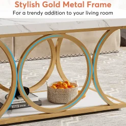 Rectangle Coffee Table, 47.24