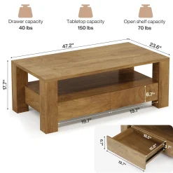 Rectangle Coffee Table, 47
