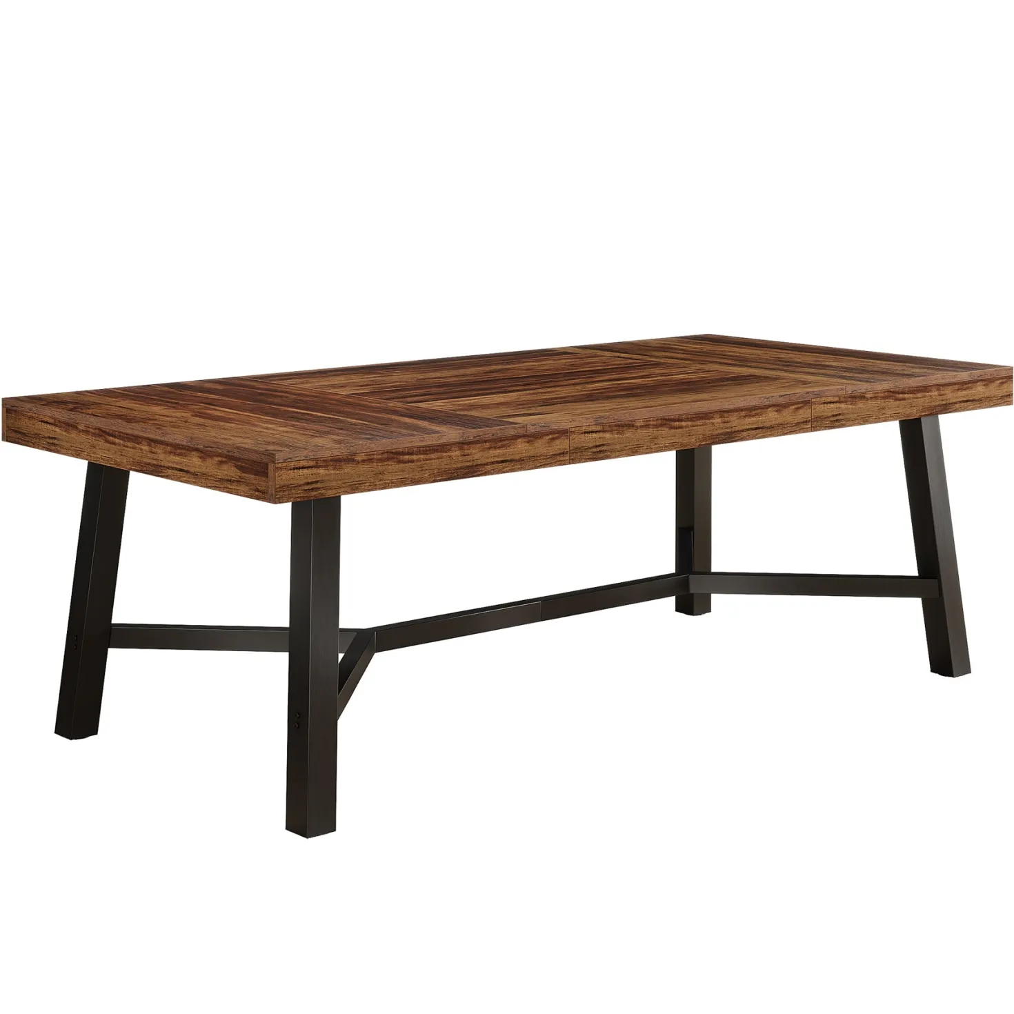 Rectangle Dining Table, 70.9" Kitchen Table with Reinforced Legs for 6-8