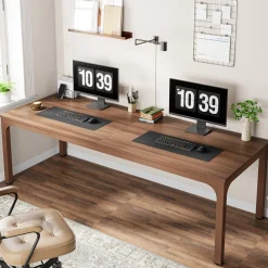 Rectangle Executive Desk, 78.7" Computer Desk 6FT Conference Table