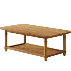 Rectangle Solid Wood Coffee Table, 47