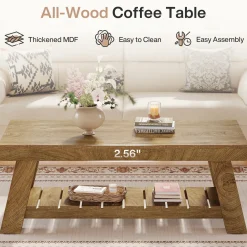 Rectangular Coffee Table, 47.24