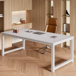 Rectangular Conference Table, 6FT Meeting Seminar Table Computer Desk