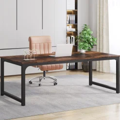 Rectangular Conference Table, 6FT Meeting Seminar Table Computer Desk