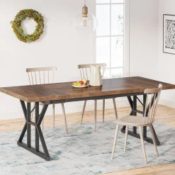 Rectangular Dining Table, Farmhouse 70.8