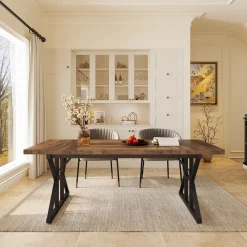 Rectangular Dining Table, Farmhouse 70.8