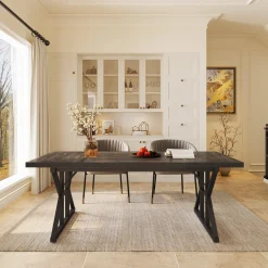 Rectangular Dining Table, Farmhouse 70.8