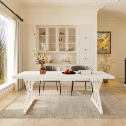 Rectangular Dining Table, Farmhouse 70.8