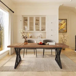 Rectangular Dining Table, Farmhouse 70.8