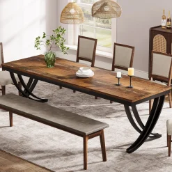 Rectangular Dining Table for 6-8, 78