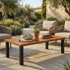 Rectangular Outdoor Coffee Table, 47
