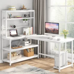 Reversible L-Shaped Desk, 55