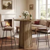 Round Bar Table, 31.5" Pub Table Dining Table for Dining Room, Kitchen