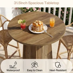 Round Bar Table, 31.5