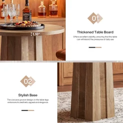 Round Bar Table, 31.5