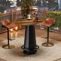 Round Bar Table, 39.4