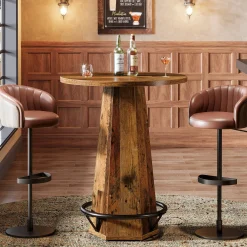 Round Bar Table, 39.4