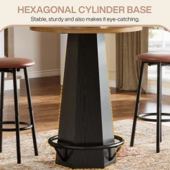 Round Bar Table, 39.4