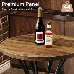 Round Bar Table for 2, 37.4