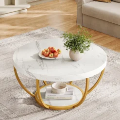 Round Coffee Table, 31.7