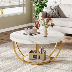 Round Coffee Table, 31.7