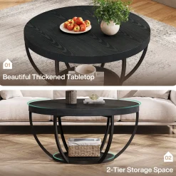 Round Coffee Table, 31.7