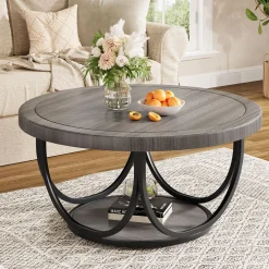 Round Coffee Table, 31.5