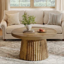 Round Coffee Table, 31.5