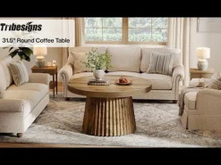 Round Coffee Table, 31.5