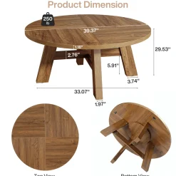 Round Coffee Table, 39