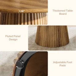 Round Dining Table, 47.24