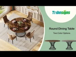 Round Dining Table for 4-6, 47
