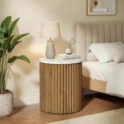 Round Nightstand, 23.6