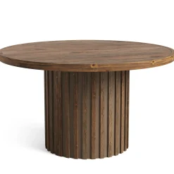 Round Solid Wood Dining Table for 4, 47