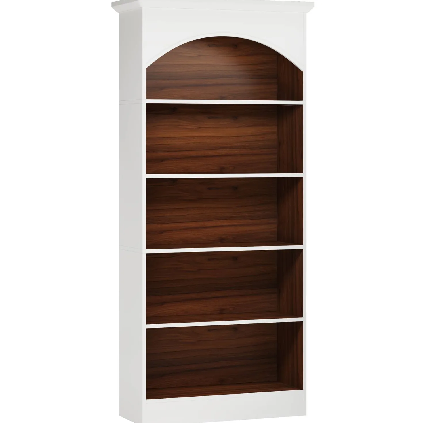 5-Shelf Bookcase, 70.9" Tall Bookshelf with Storage Shelves