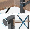 9-Shelf Bookshelf, Industrial Ladder Corner Etagere Bookcase