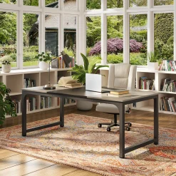 Simple Conference Table, Rectangular Meeting Table Computer Desk