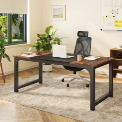 Simple Conference Table, Rectangular Meeting Table Computer Desk