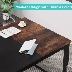 Simple Conference Table, Rectangular Meeting Table Computer Desk