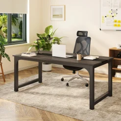 Simple Conference Table, Rectangular Meeting Table Computer Desk