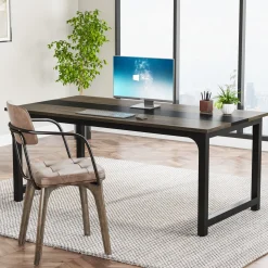 Simple Conference Table, Rectangular Meeting Table Computer Desk