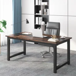 Simple Conference Table, Rectangular Meeting Table Computer Desk