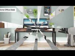 Simple Conference Table, Rectangular Meeting Table Computer Desk