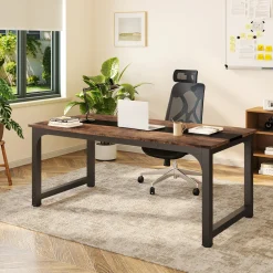 Simple Conference Table, Rectangular Meeting Table Computer Desk
